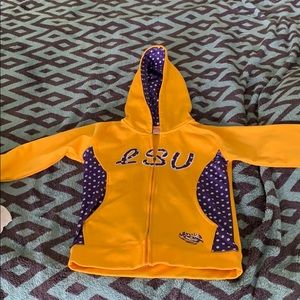 Girls colosseum size 10/12 zip up jacket w/ hood